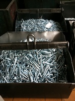 Technological quick-btn-conts with finished product